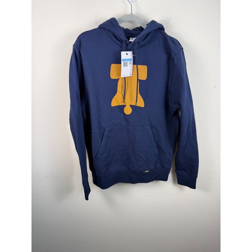 Nike NBA Philadelphia 76ers City Edition Hoodie Navy Blue HQ5557-419 Mens M